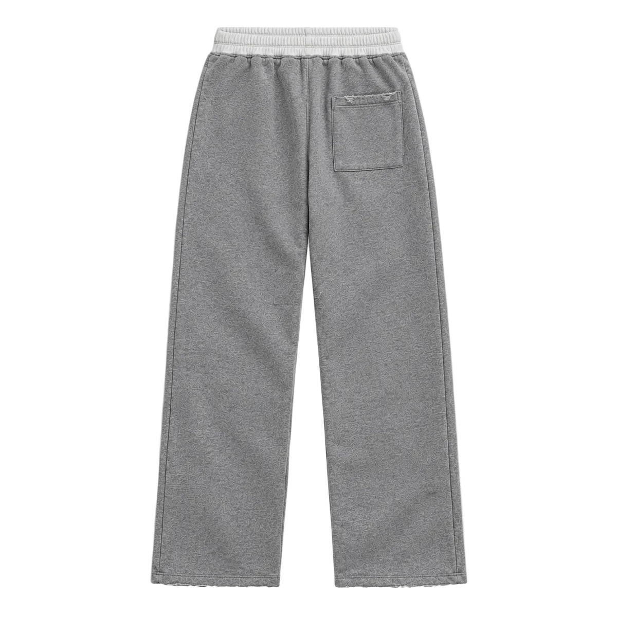grey open leg jogger – second view – estrella clothing