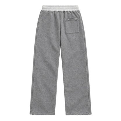 grey open leg jogger – second view – estrella clothing