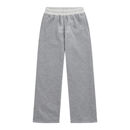 grey open leg jogger – estrella clothing streetwear