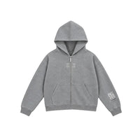 zip hoodie – grey