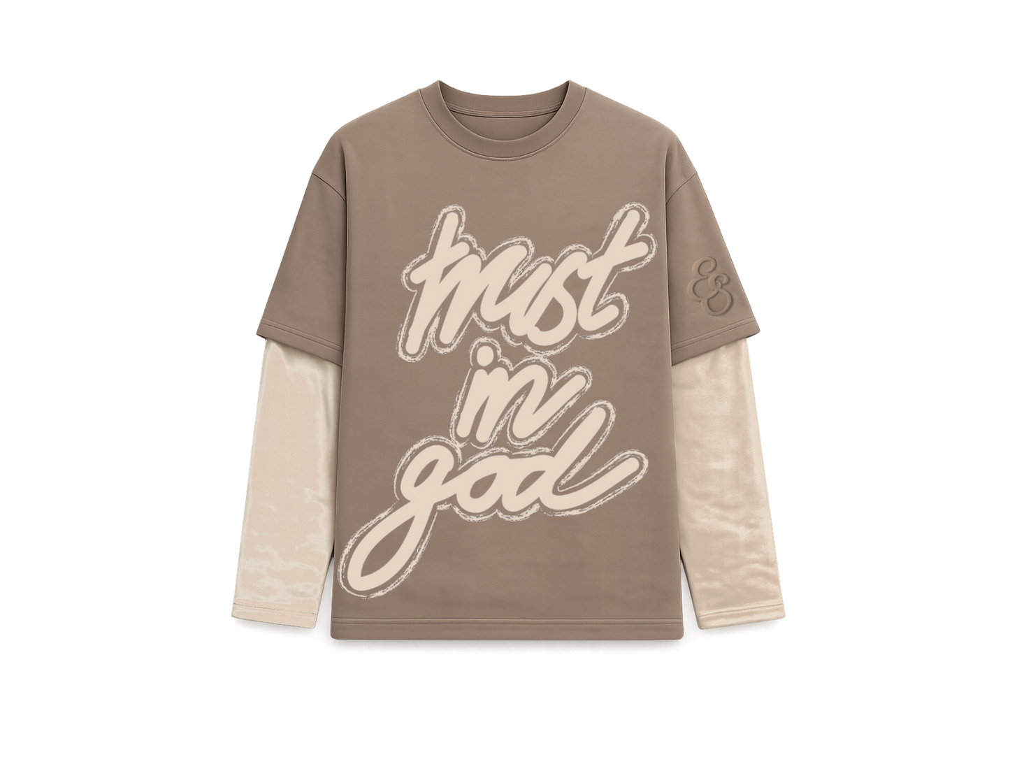 shirt longsleeve - brown