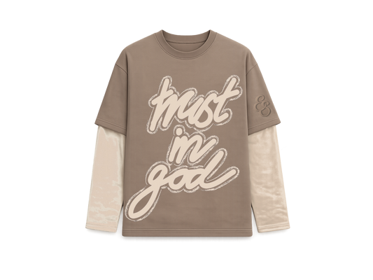 shirt longsleeve - brown