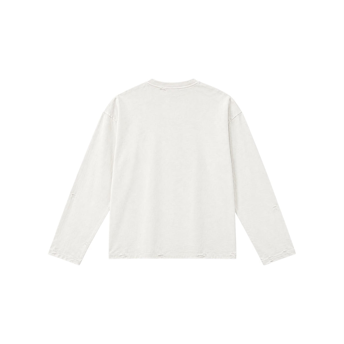white tudo passa longsleeve – second view – estrella clothing